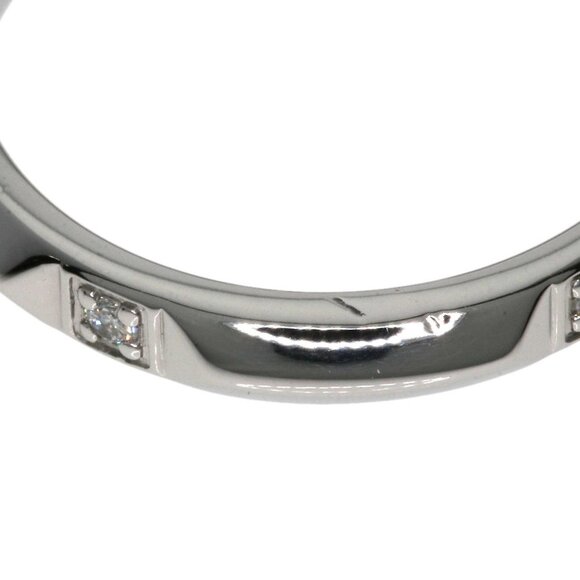 TIFFANY Silver Diamond Ring - Picture 6 of 8